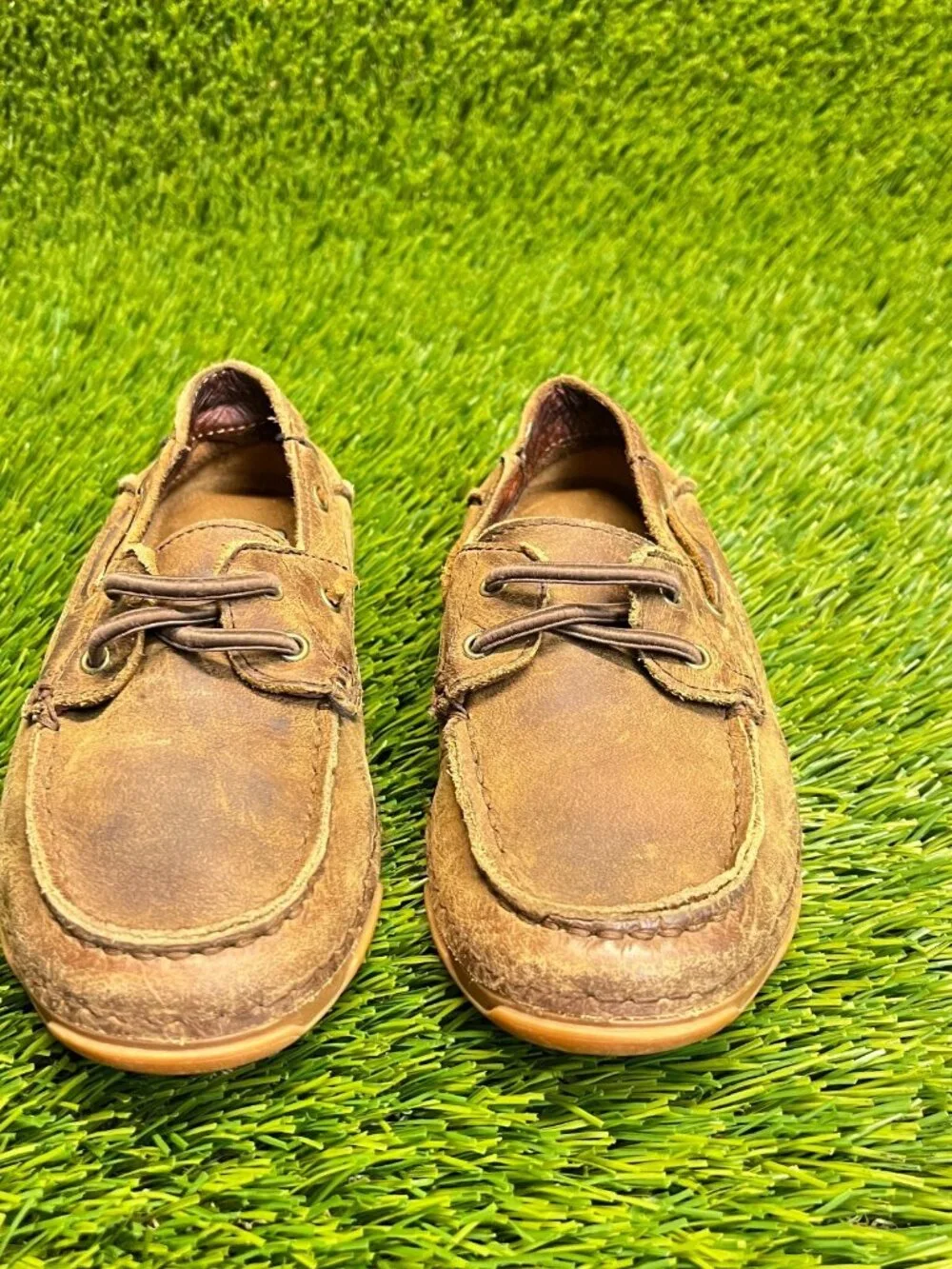 Ariat Caldwell Boys Size 9.5C Toddler Brown Casual Walking Slip On Shoes Loafers